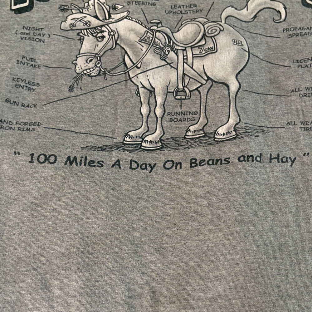 Vintage Souvenir Red River 4x4 Gildan T-Shirt Large - Picture 7 of 9